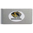 Missouri Tigers Brushed Metal Money Clip